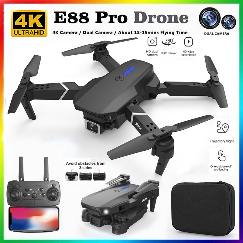 Drone Camera Wide Angle - โดรนรุ่นใหม่ E88 ปี 2026 ระดับมืออาชีพ ความละเอียด