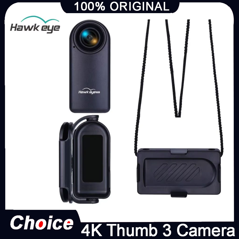 Drone Camera Vlog - กล้องแอคชั่นขนาดเล็ก Hawkeye Firefly Thumb 3 4K