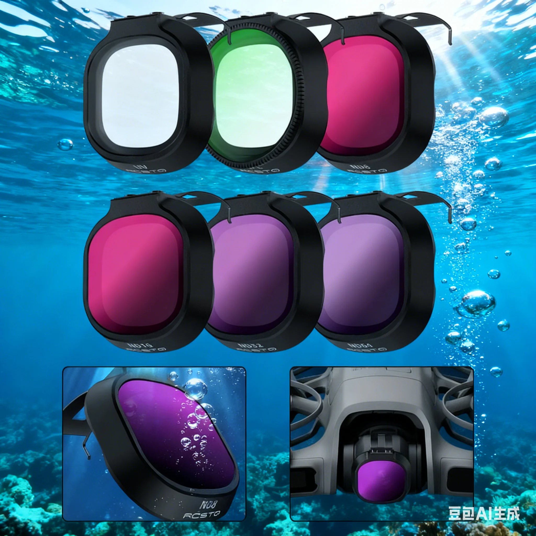 Drone Camera Filter - ชุดฟิลเตอร์สำหรับ DJI NEO 2 ND CPL