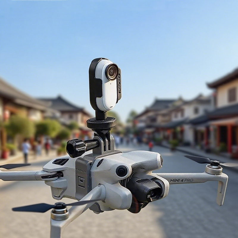 Drone Camera Action - ขายึดกล้องกีฬาสำหรับ Gopro /insta360 GO/ DJI Action