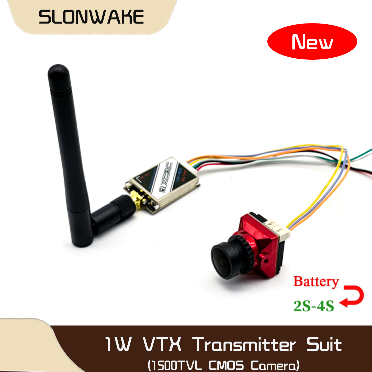 Drone Camera Lens - SLONWAKE 5.8G 48CH 1W VTX 100/200/400/1000mW