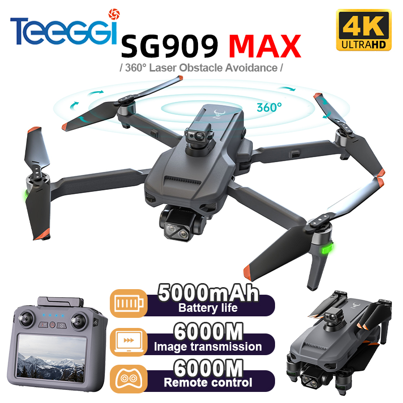 Drone Camera With Gimbal - Teeggi SG909 MAX GPS Drone พร้อมกล้อง