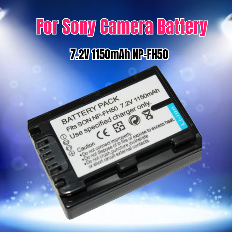 Drone Camera Action - แบตเตอรี่กล้อง 7.2V 1150mAh รุ่น NP-FH50 สำหรับกล้อง