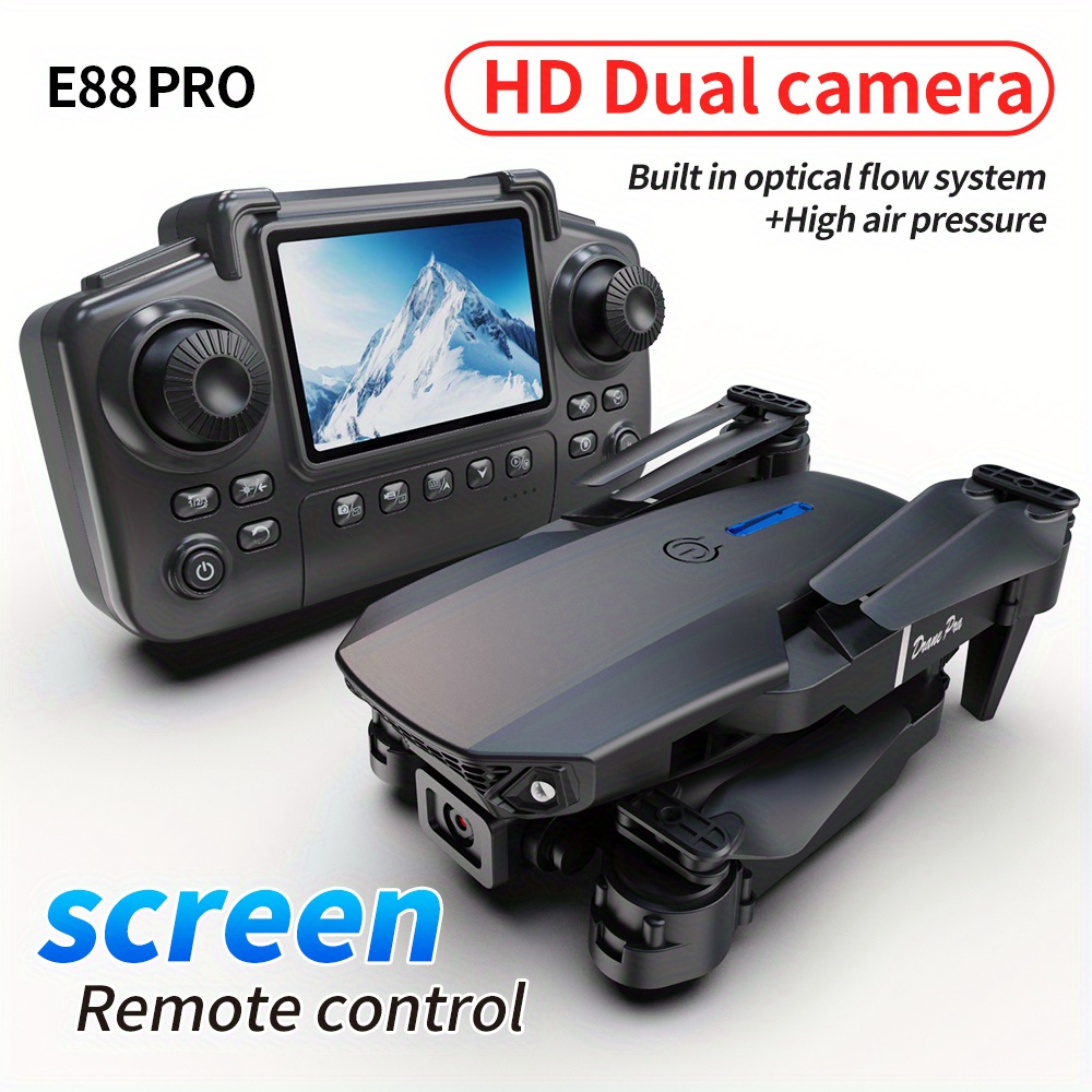 Drone Camera Wide Angle - โดรน E88 Pro RC ควบคุมผ่าน WiFi