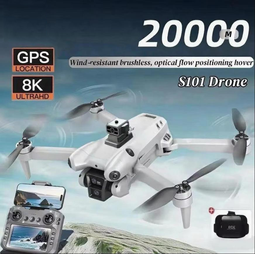Drone Camera Wide Angle - Xiaomi S101 Drone 8K HD กล้องคู่ระดับมืออาชีพ