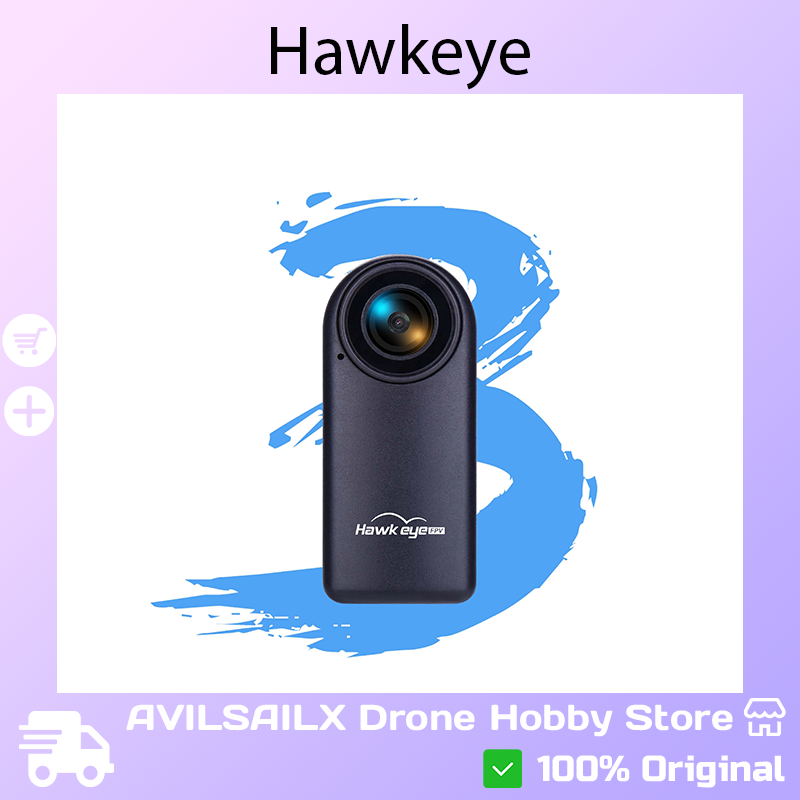 Drone Camera Vlog - กล้องแอคชั่น Hawkeye Thumb 3 4K Mini
