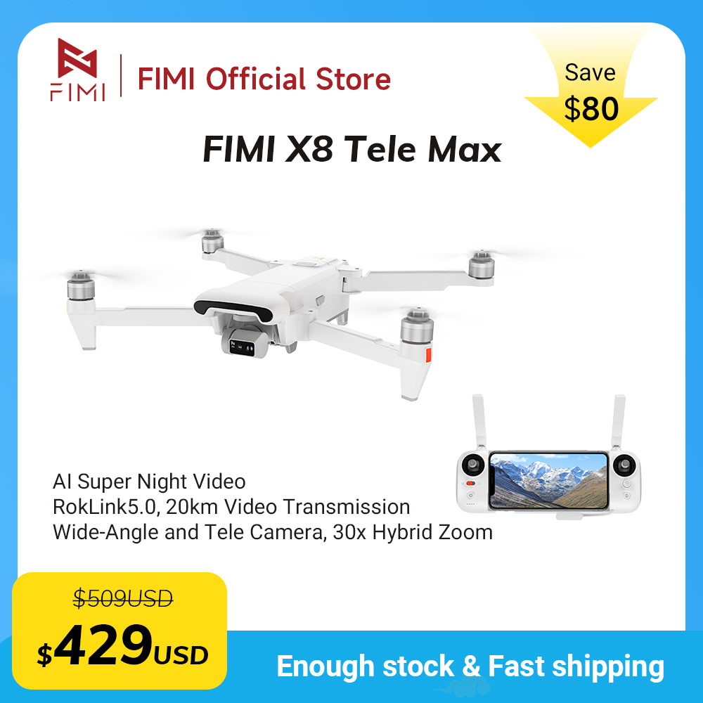 Drone Camera Wide Angle - โดรน FIMI X8 Tele Max กล้องเทเลมุมกว้าง