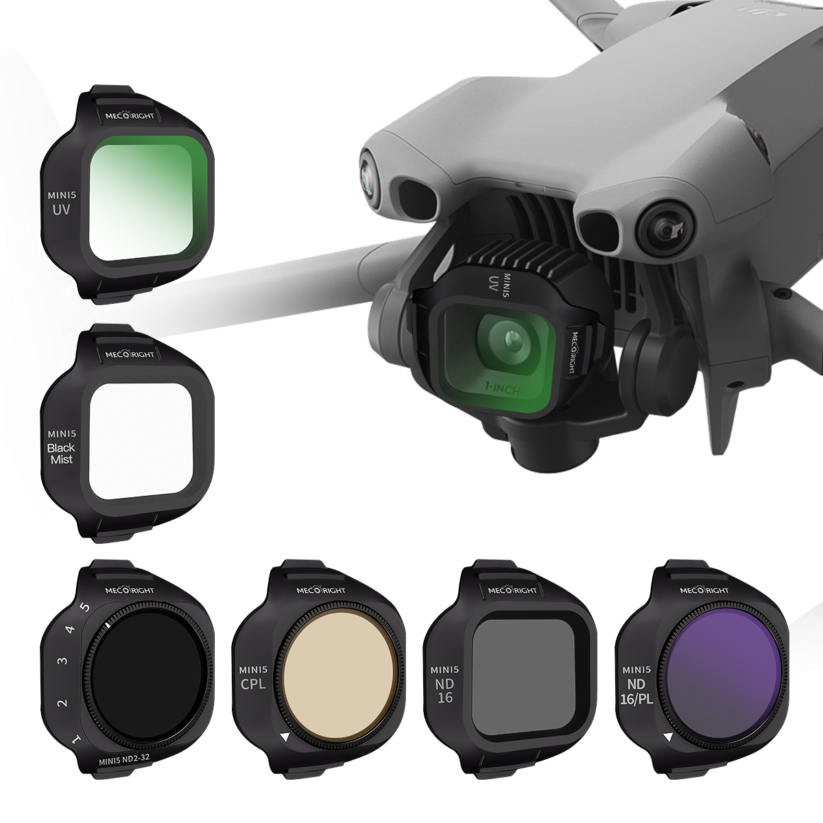 Drone Camera Filter - ชุดฟิลเตอร์ Mecoright สำหรับ DJI Mini5 Pro