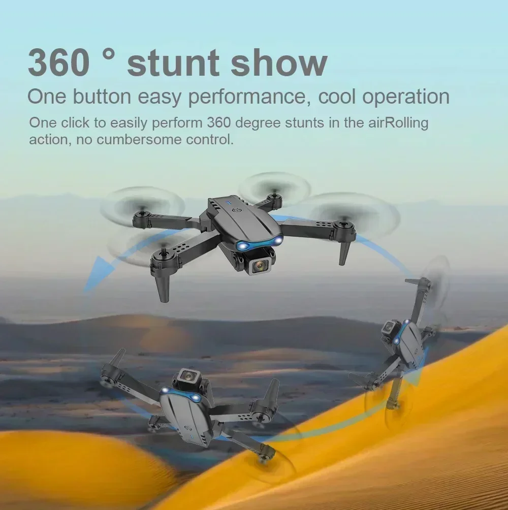 โดรนรุ่นใหม่ E99Pro RC 4K ระดั - Drone Camera Wide Angle บทวิจารณ์และราคา