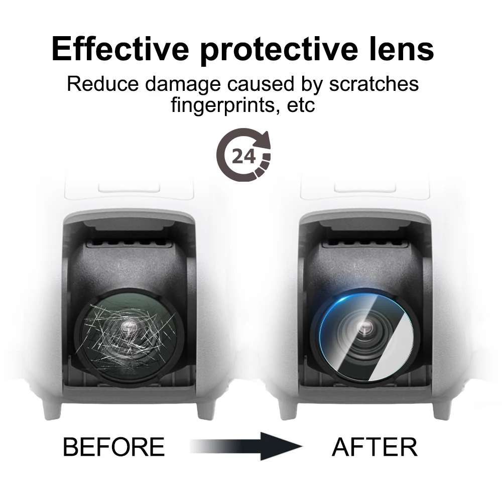 10/5/1PCS กระจกนิรภัยป้องกันเล - Drone Camera Filter บทวิจารณ์และราคา