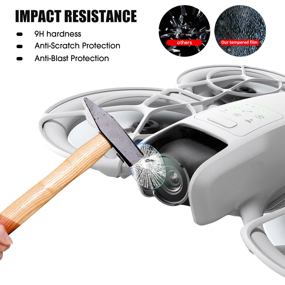 10/5/1PCS กระจกนิรภัยป้องกันเล - Drone Camera Filter บทวิจารณ์และราคา