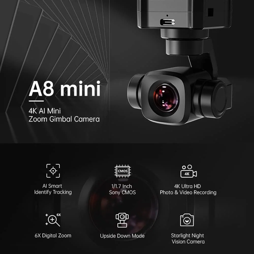 กล้องกิมบอล SIYI A8 Mini 4K 8M - Drone Camera Vlog บทวิจารณ์และราคา