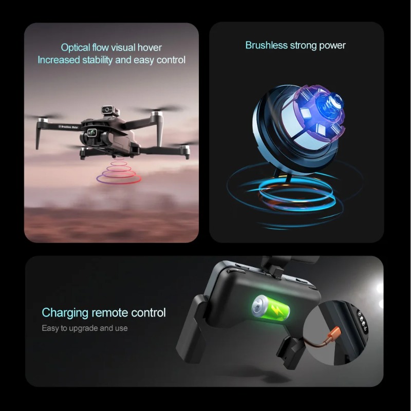 โดรน Lenovo V168 GPS 8K กล้องส - Drone Camera Wide Angle บทวิจารณ์และราคา