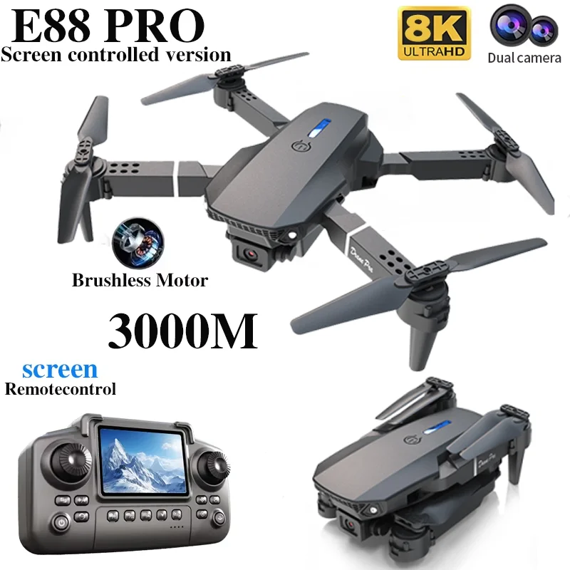 Professional E88 PRO Drone หน้ - Drone Camera Professional บทวิจารณ์และราคา