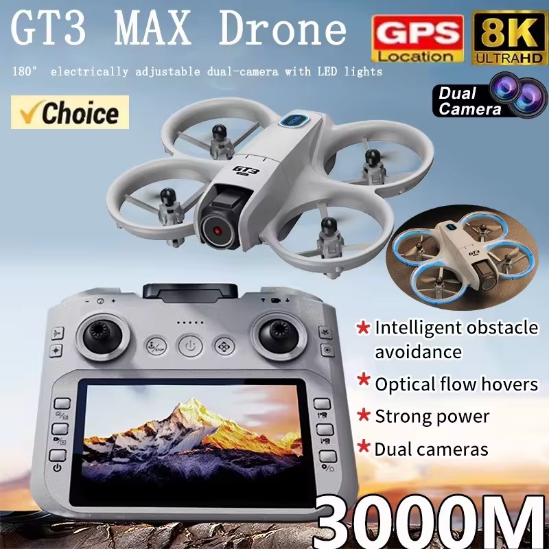 โดรน 2026 GT3Max HD 8K RC พร้อ - Drone Camera Wide Angle บทวิจารณ์และราคา