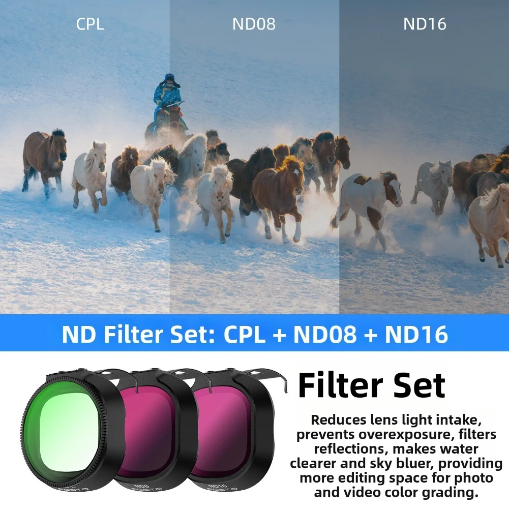 ชุดฟิลเตอร์สำหรับ DJI NEO 2 ND - Drone Camera Filter บทวิจารณ์และราคา