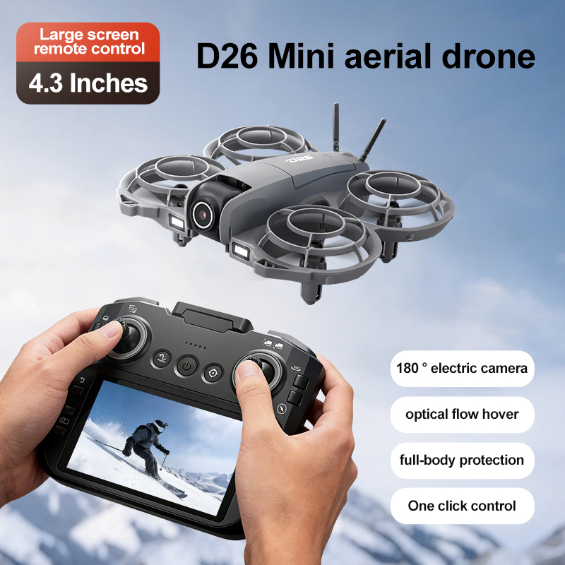 โดรน D26 4K ถ่ายภาพทางอากาศ HD - Drone Camera With Gimbal บทวิจารณ์และราคา