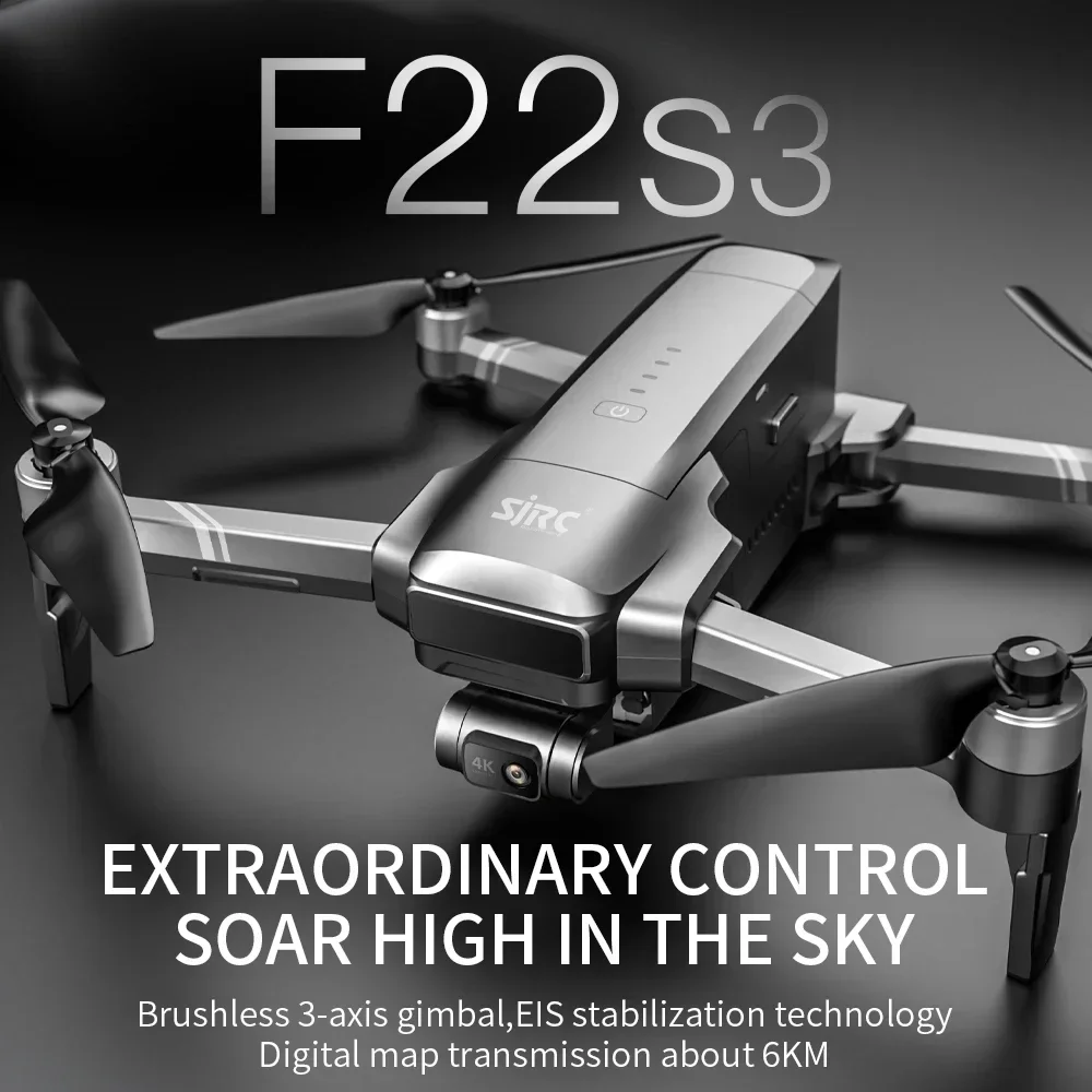 โดรน SJRC F22 S3 pro พับได้สำห - Drone Camera Action บทวิจารณ์และราคา
