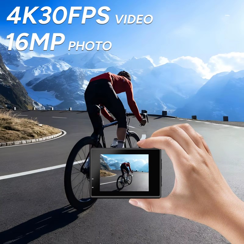 กล้องติดหมวก Dual Screen-SJ400 - Drone Camera Action บทวิจารณ์และราคา