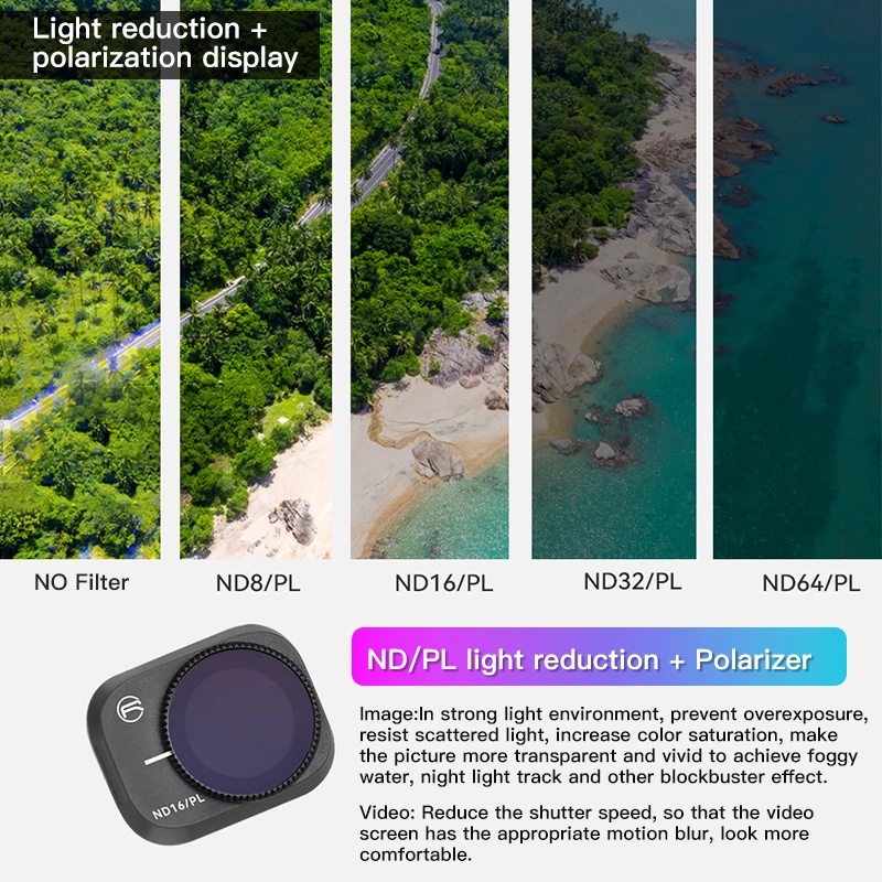 RCSTQ สำหรับ DJI Mini 3 Pro ชุ - Drone Camera Filter บทวิจารณ์และราคา