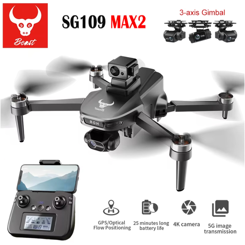 SG109 MAX2 Professional FPV 8K - Drone Camera Professional บทวิจารณ์และราคา