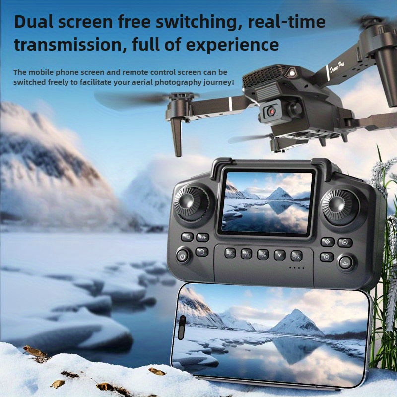 โดรน E88 Pro RC ควบคุมผ่าน WiF - Drone Camera Wide Angle บทวิจารณ์และราคา