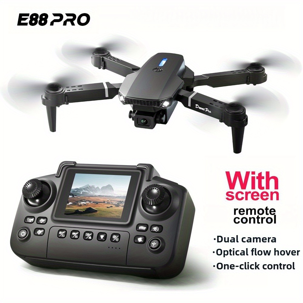 โดรน E88 Pro RC ควบคุมผ่าน WiF - Drone Camera Wide Angle บทวิจารณ์และราคา