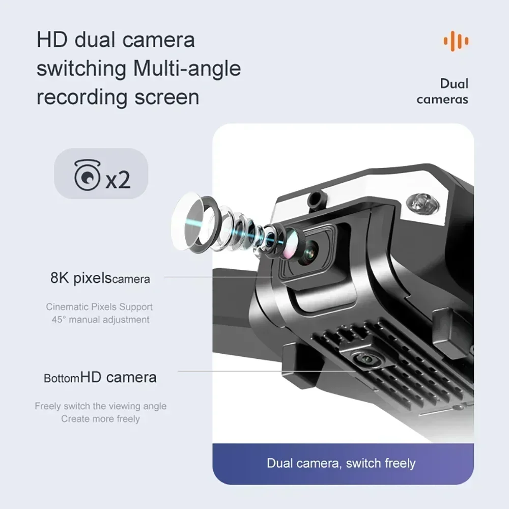 โดรน G6 pro พร้อมกล้องคู่ 8K 5 - Drone Camera Professional บทวิจารณ์และราคา