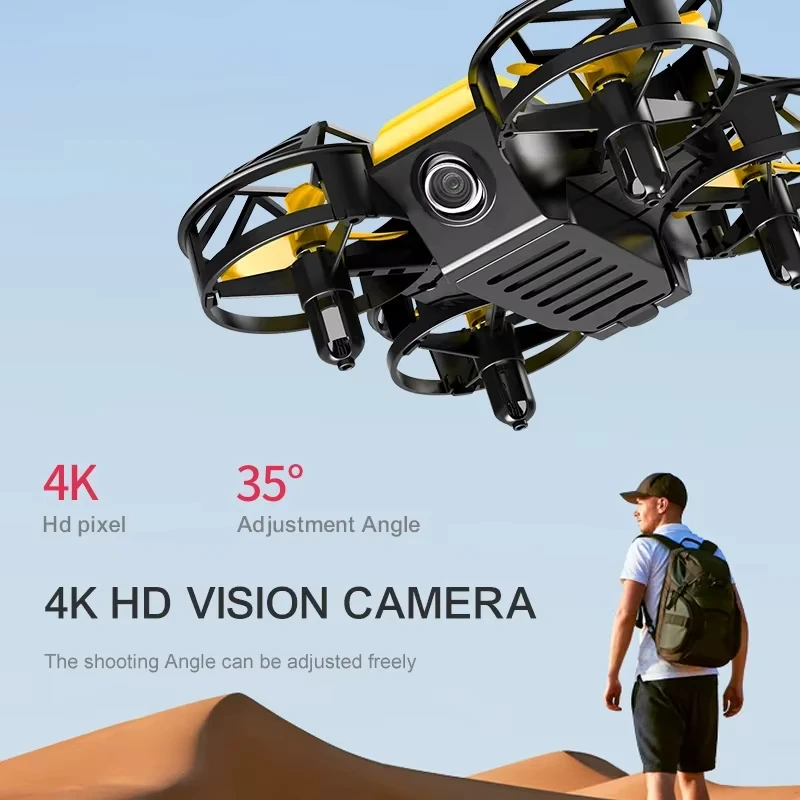 โดรน D12 Mini 4k ระดับมืออาชีพ - Drone Camera Wide Angle บทวิจารณ์และราคา