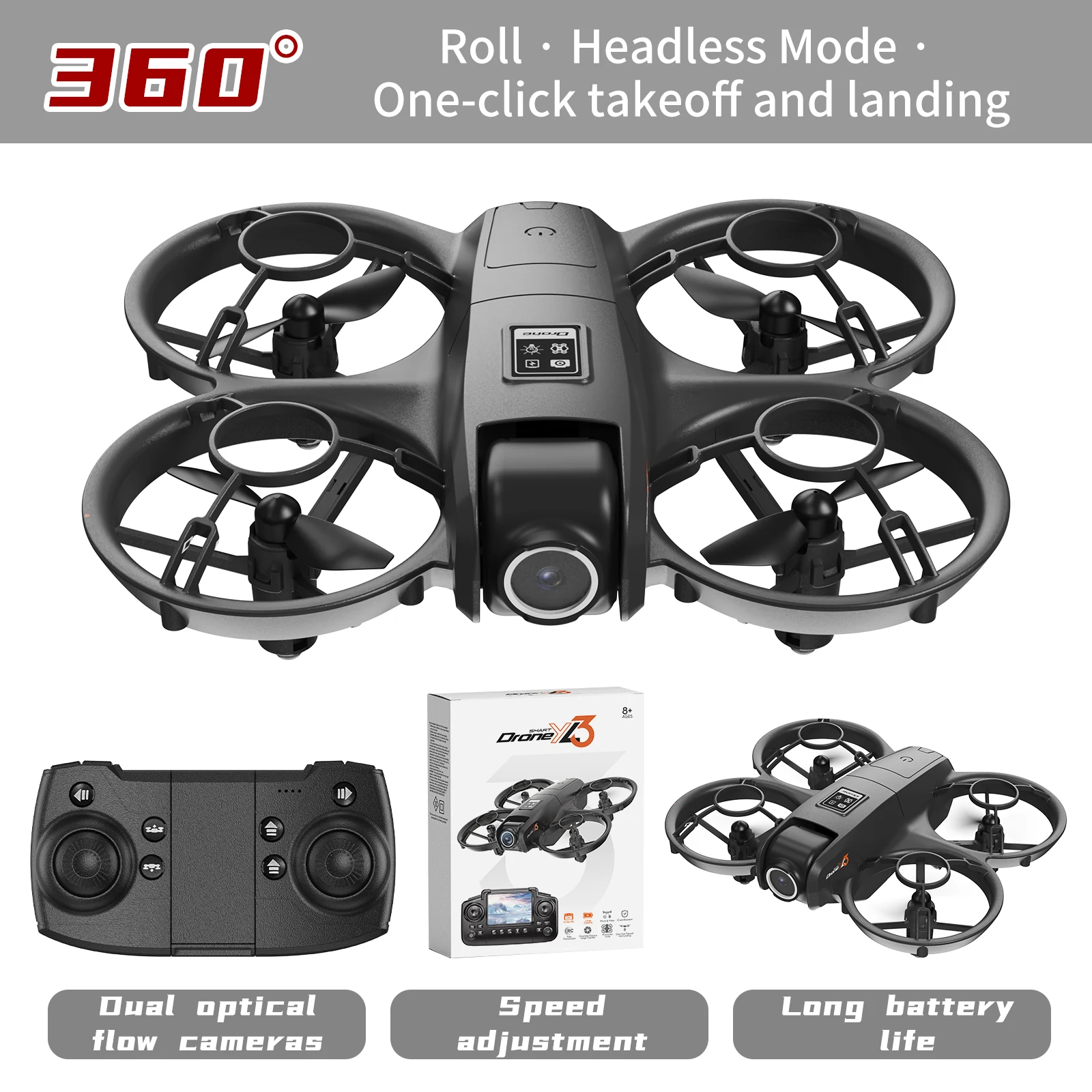 โดรน YL3 RC รุ่นใหม่ 8K 1080P  - Drone Camera Wide Angle บทวิจารณ์และราคา
