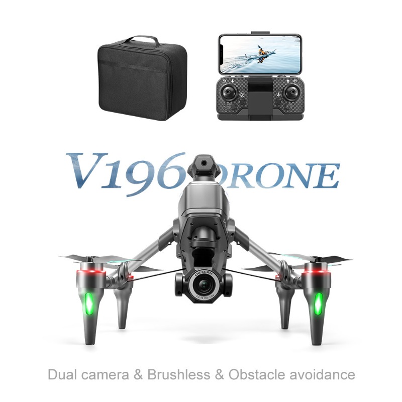 2025 V196 หลีกเลี่ยงอุปสรรคอัต - Drone Camera With Gimbal บทวิจารณ์และราคา