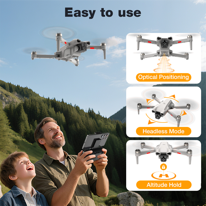 โดรนรุ่นใหม่ L017 Pro Brushles - Drone Camera With Gimbal บทวิจารณ์และราคา