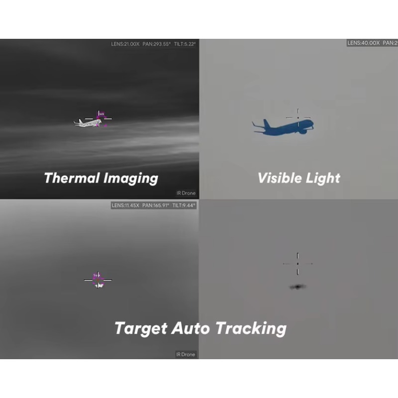 ระบบกล้องวงจรปิด PTZ ติดตั้งบน - Drone Camera Thermal บทวิจารณ์และราคา