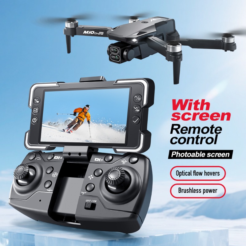 โดรนกล้อง M10 พร้อมรีโมทคอนโทร - Drone Camera With Gimbal บทวิจารณ์และราคา