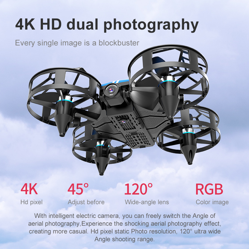 ใหม่ Mini Drone 812PRO อาชีพ H - Drone Camera With Gimbal บทวิจารณ์และราคา